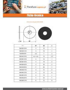 Rondela Borracha Preto 5X24X4,5 - Parafuso Express 2