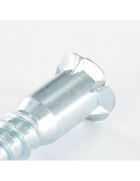 Parafuso autorroscante confirmat cabeça fresada hexagonal oco 7X45 rede de chapa dentado Aço zinco branco