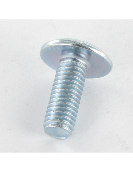 PARAFUSO cabeça de cogumelo sulcada em cruz M8X60 Aço zinco branco