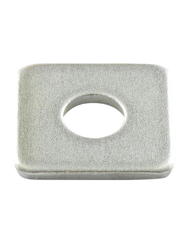 Arruela quadrada para construções de madeira 22X60X5 Aço zinco branco