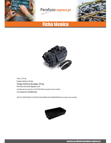 BOLSA con FERRAMENTAS MACIO BOLSA M - Parafuso Express