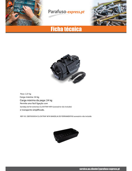 BOLSA con FERRAMENTAS MACIO BOLSA M - Parafuso Express