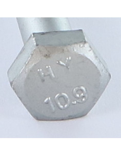 Corpo de parafuso cabeça hexagonal M10X120 classe 10.9 Aço bruto GEOM500B 2