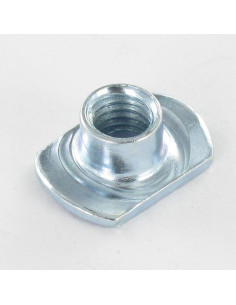 Porca para Soldar CURVA M10 Aço zinco branco - Parafuso Express
