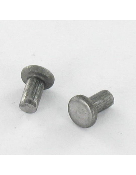 Rebite de ferro de cabeça plana cabeça plana 8X30 Aço bruto