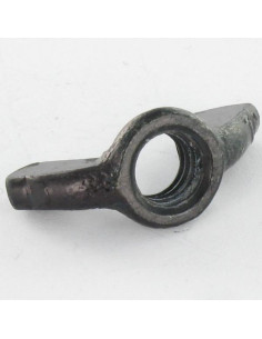 Porca borboleta M8 forma americana Aço zinco preto 2