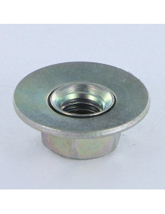 Porca Twolok cs (com arruela de contacto estriada) M5 Rondela M5X14,2X5,8 Aço zinco branco 2