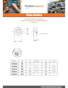 Porca de fecho totalmente metálica TRILOCK M10 Aço zinco branco 2
