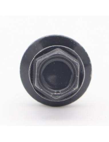 Autoperfurante cabeça hexagonal 4,8X35 Arruela estanque com junta de neopreno epdm Aço zinco branco RAL7024 conzento