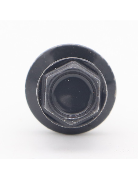 Autoperfurante cabeça hexagonal 4,8X35 Arruela estanque com junta de neopreno epdm Aço zinco branco RAL7024 conzento