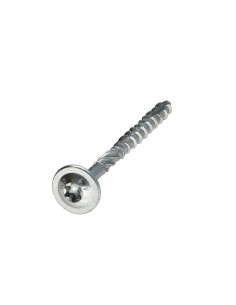 Parafusos de madeira e aglomerado TEKOR cabeça disco TORX T40 cut ponto antifenda tipo 17 8X80 rosca parcial Aço