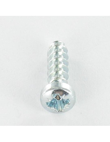 Parfuso de pvc cabeça cilíndrica panela Pozi PZ6 3,5 x 25 Aço zinco branco