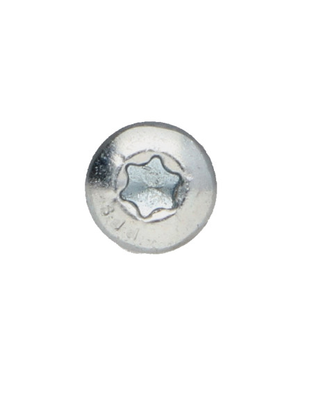 Parafusos de madeira e aglomerado TEKOR cabeça redonda TORX T15 3,5 x 35 rosca total cut ponto antifenda tipo 17 Aço