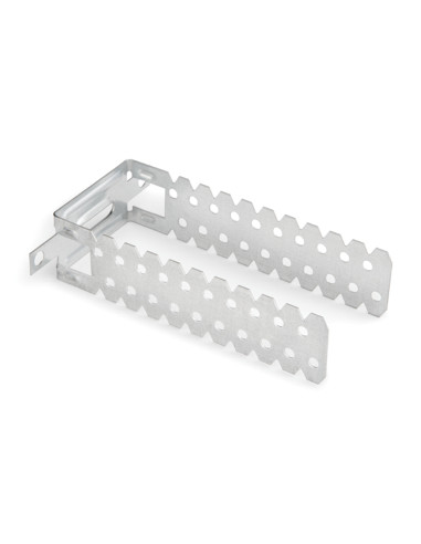 Cabide em forma de U para perfis de 60 mm Aço zinco branco