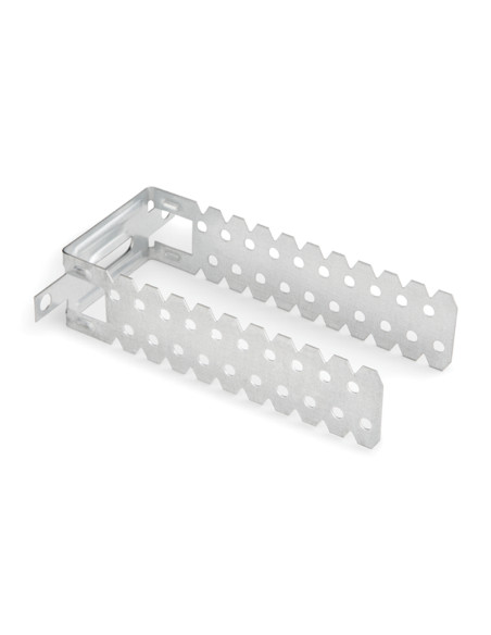 Cabide em forma de U para perfis de 60 mm Aço zinco branco