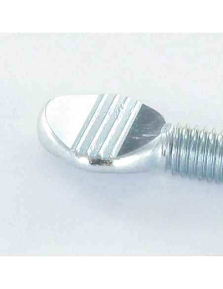 PARAFUSO VIOLINO M6X12 Aço zinco branco - Parafuso Express