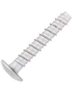 Parafuso de betão cabeça cabeça panela TORX TORX T30 6X40 Aço zinco branco