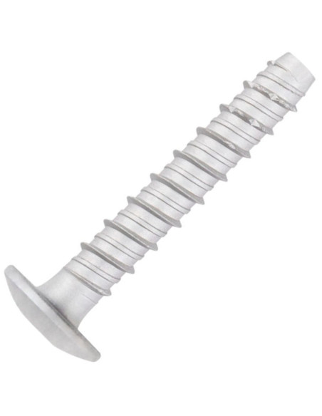 Parafuso de betão cabeça cabeça panela TORX TORX T30 6X40 Aço zinco branco
