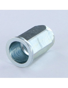 Porcas Rebite hexagonal cabeça plana M5X12 ACPTH 30 Aço zinco branco