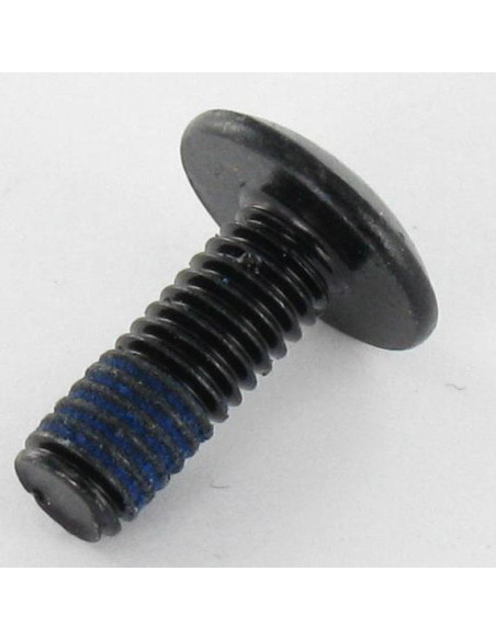 PARAFUSO cabeça de cogumelo M6X16 chave de 4 Aço zinco preto Freio roscado