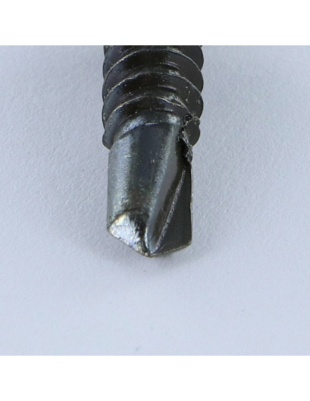 Autoperfurante cabeça hexagonal 6,3 x 22 rede de chapa Aço zinco preto