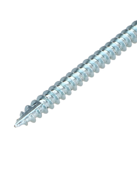 Parafusos de madeira e aglomerado TEKOR cabeça fresada dentado 6X180 roscado sobre 70 TORX T30 Aço zinco branco cut