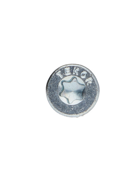 Parafusos de madeira e aglomerado TEKOR cabeça fresada dentado 6X180 roscado sobre 70 TORX T30 Aço zinco branco cut