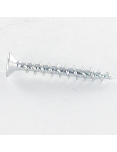 Parfuso de pvc cabeça fresada de panela phillips 4,3X35 Aço zinco branco RAL8003