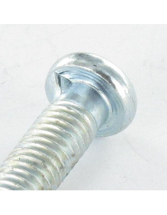 Parafuso de metais cabeça cilíndrica não ranhurada M6X28 1 Ergot Aço zinco branco 2