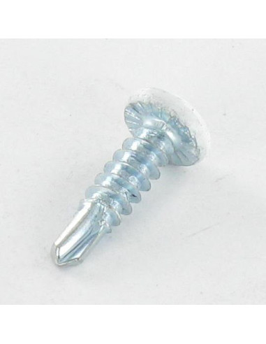 Autoperfurante cabeça cilíndrica panela phillips 4,2 x 16 Aço zinco branco lacado a branco 9016