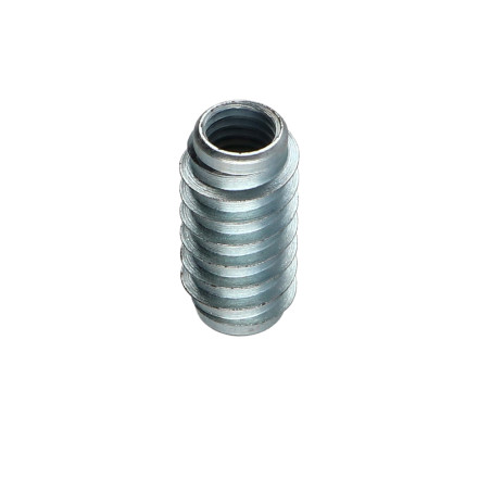 Inserto não ranhurada Aço zinco branco M8 12X25