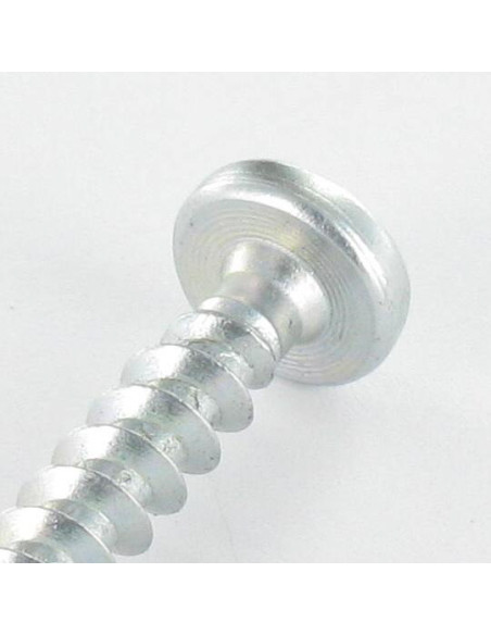 Parafuso de madeira aglomerado VBA3 cabeça redonda Pozi 5X20 Aço zinco branco