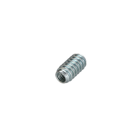 Inserto não ranhurada Aço zinco branco M8 13X25