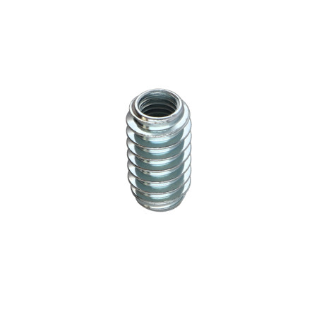 Inserto não ranhurada Aço zinco branco M8 13X25