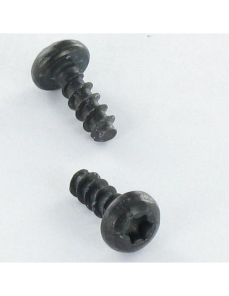 Parafuso de madeira aglomerado cabeça redonda TORX T20 4X16 sem ponta Aço zinco preto