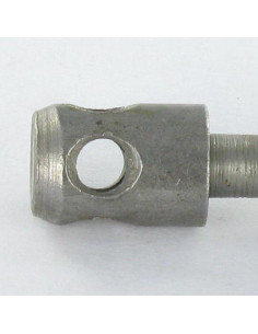 Pino Aço bruto longo M6X42 passo de rosca de 100 cabeça 9 2