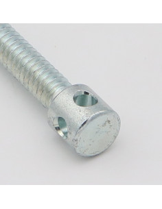 Parafuso de montagem de móveis/camas Aço zinco branco M7X50 cabeça 4TRO 2
