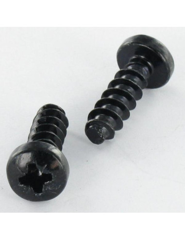 Parfuso de pvc cabeça cilíndrica panela Pozi PZ5 3X10 1412 KB Aço zinco preto microparafusos