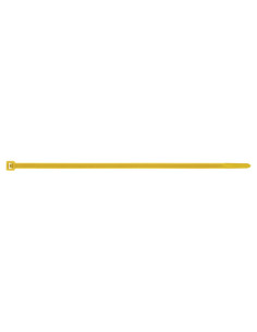 Abraçadeira de aperto em aço inoxidável Nylon Amarelo 3,6X140