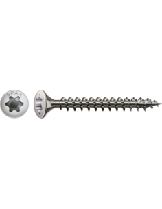 Spax Parafuso de madeira cabeça fresada de panela T-STAR TORX T20 4X45 rosca total Aço inoxidável A2 2