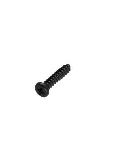 Parafuso autorroscante para plástico cabeça cilíndrica Phillips 0 2X10 Aço zinco preto microparafusos