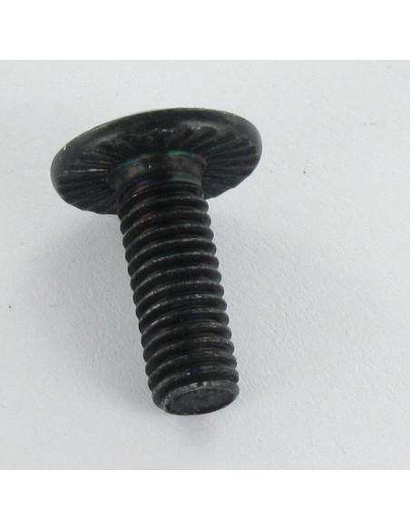 PARAFUSO cabeça de cogumelo chave de 5 M8X25 dentado ABAIXO cabeça Aço zinco preto
