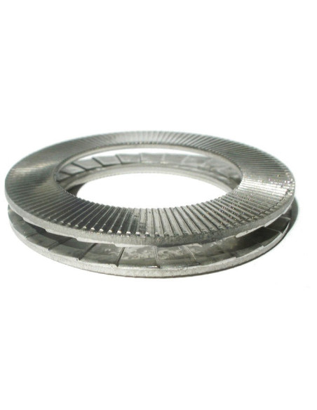 Rondela NORD-LOCK ® M20 SP Aço zinco branco - Parafuso Express