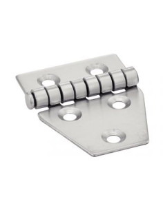 Dobradiça Tipo C 5 orifícios Aço inoxidável A2 55X40