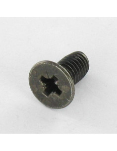 Parafuso autorroscante cabeça fresada M4X10 Pozi PZ6 Aço zinco preto
