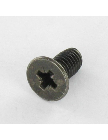 Parafuso autorroscante cabeça fresada M4X10 Pozi PZ6 Aço zinco preto