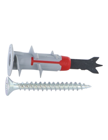Bucha DUOBLADE Fischer com Parafuso 4,5X40 - Parafuso Express
