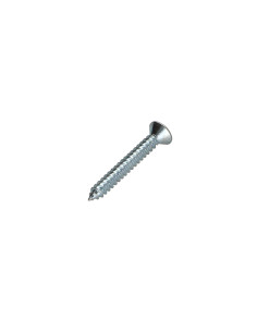 Parafuso de chapa cabeça fresada TORX T8 2,9 x 9,5 Aço zinco branco 2