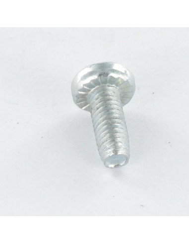 Parafuso autorroscante cabeça cilíndrica TORX roscado sobre sulcada 5X12 dentado Aço zinco branco