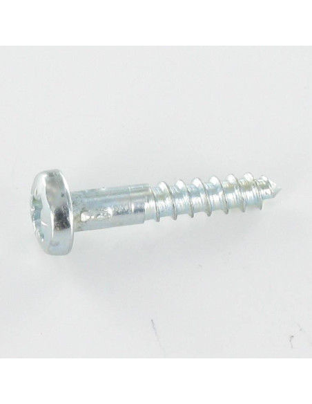 Parafuso de madeira cabeça redonda Pozi PZ6 5X60 Aço zinco branco